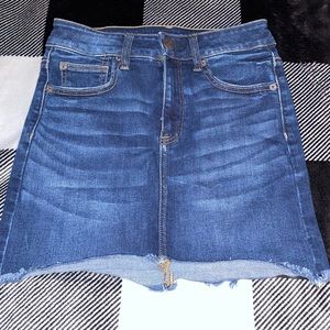 American Eagle denim mini skirt